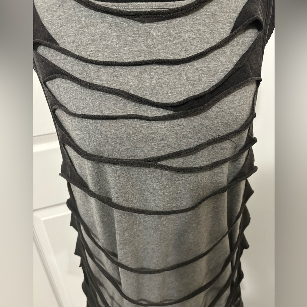NWT Dolls Kill / Darker Wavs Tempo Unisex Shredded Tank Top - Picture 4 of 5